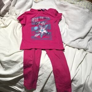 Bob Der Bar 3t under the sea t w/leggings gap euc